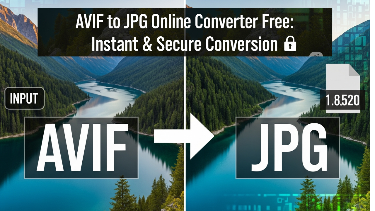 AVIF to JPG Online Converter Free: Instant & Secure