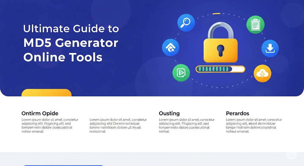MD5 Generator Online Tools: The Ultimate Guide