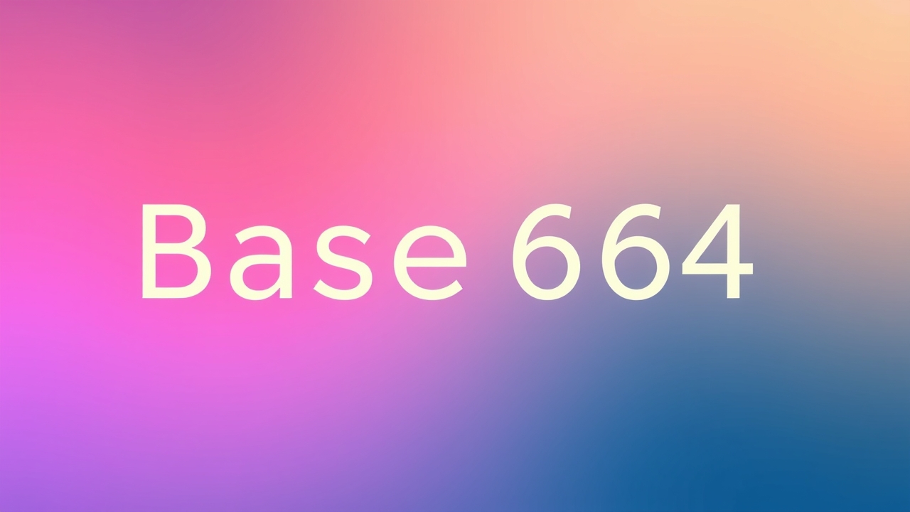 Base64 Encode Decode: Free Online Tool for Fast and Secure Encoding
