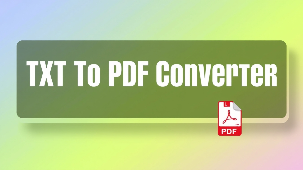 TXT To PDF Converter: The Ultimate Guide to Fast and Free Document Conversion