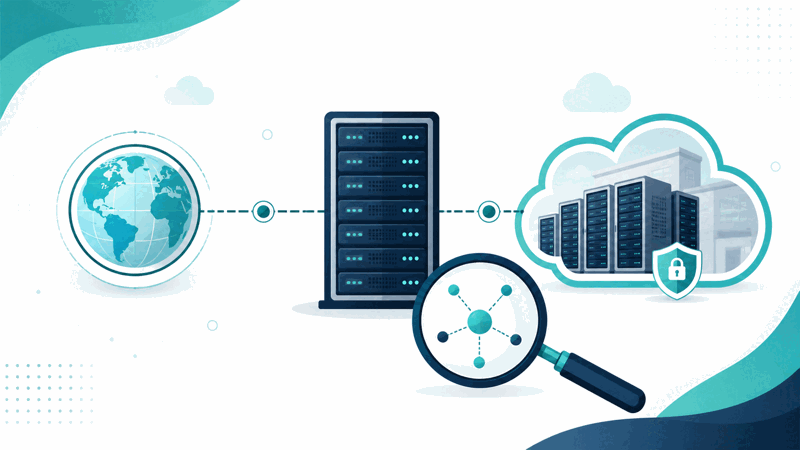 Hosting checker finding who hosts a website