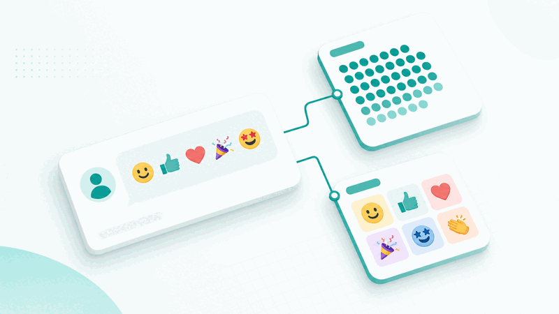 Total and unique emojis counted at a glance