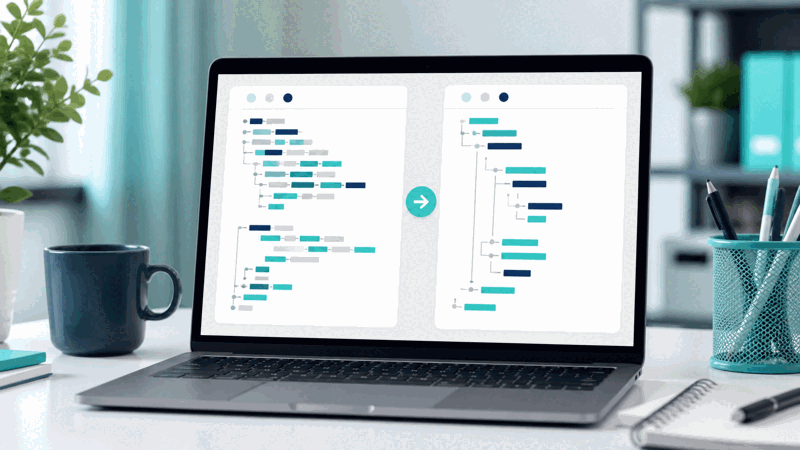 Developer formatting and validating JSON in one tool