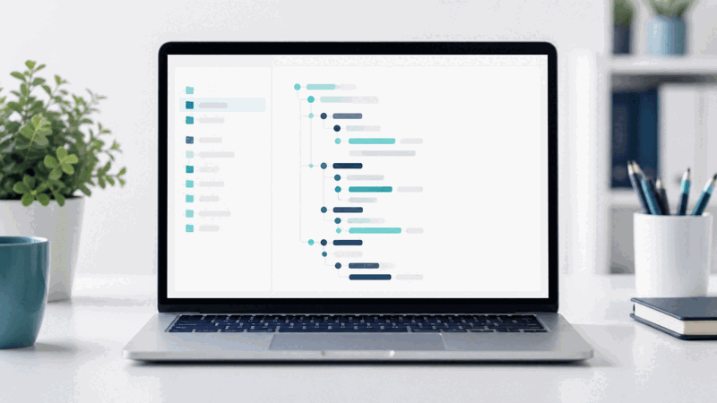 Developer exploring JSON structure in a viewer