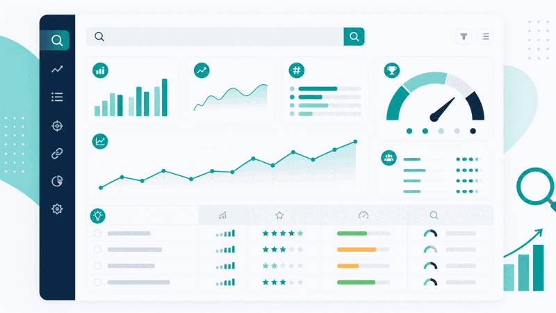 Keyword research tool finding keyword ideas for a topic