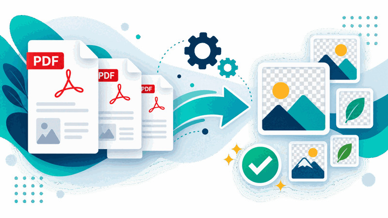 PDF to PNG converter turning pages into high quality images