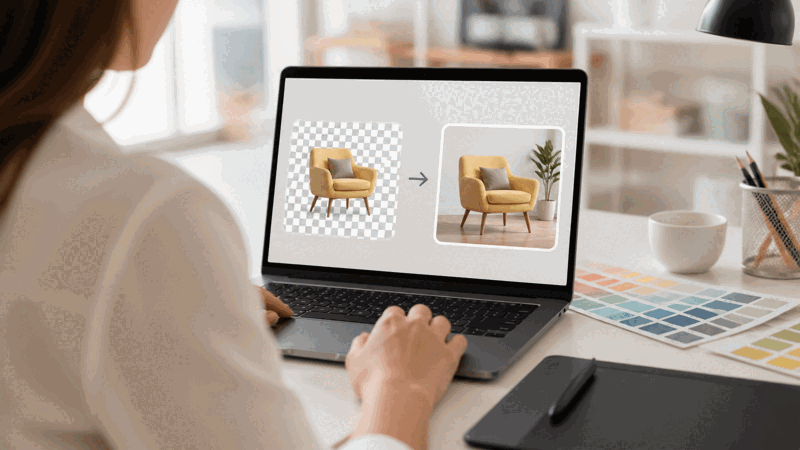 Person converting a PNG to JPG for a smaller file