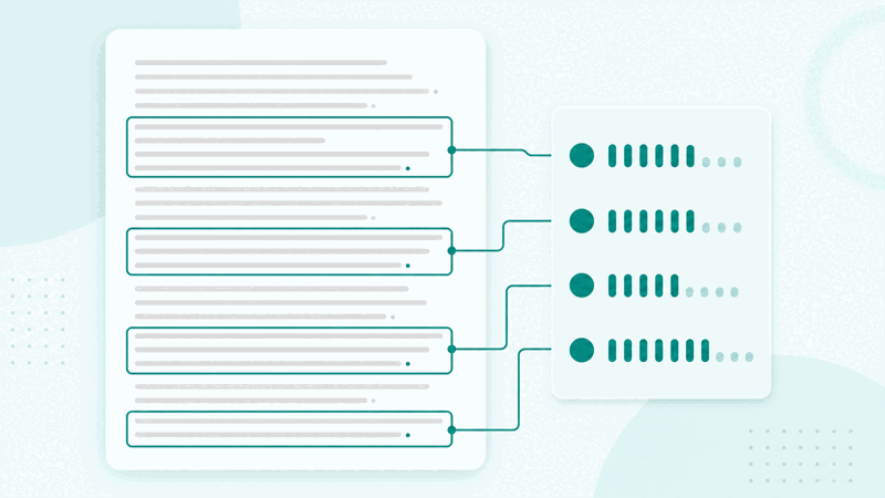 Counting the sentences in a piece of text