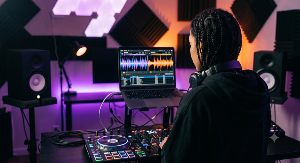 DJ importing downloaded SoundCloud MP3 files into DJ software