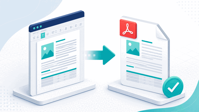 A Word document converted to a portable PDF